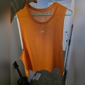 Reebok Women's Vibrant Orange Muscle Tee